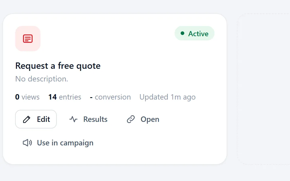 Forms in Riftjaw that add every entry as a contact